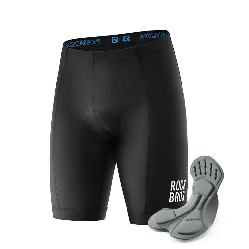 ROCKBROS Men's Cycling Shorts With 3D Gel Pad For MTB