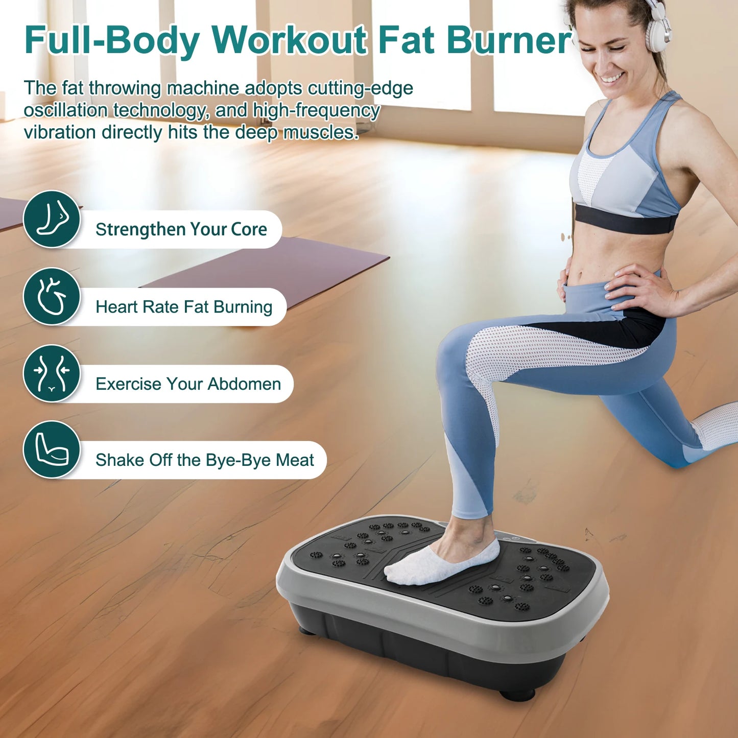 Fat Slinger Vibration Plate Exercise Machine For Home Use