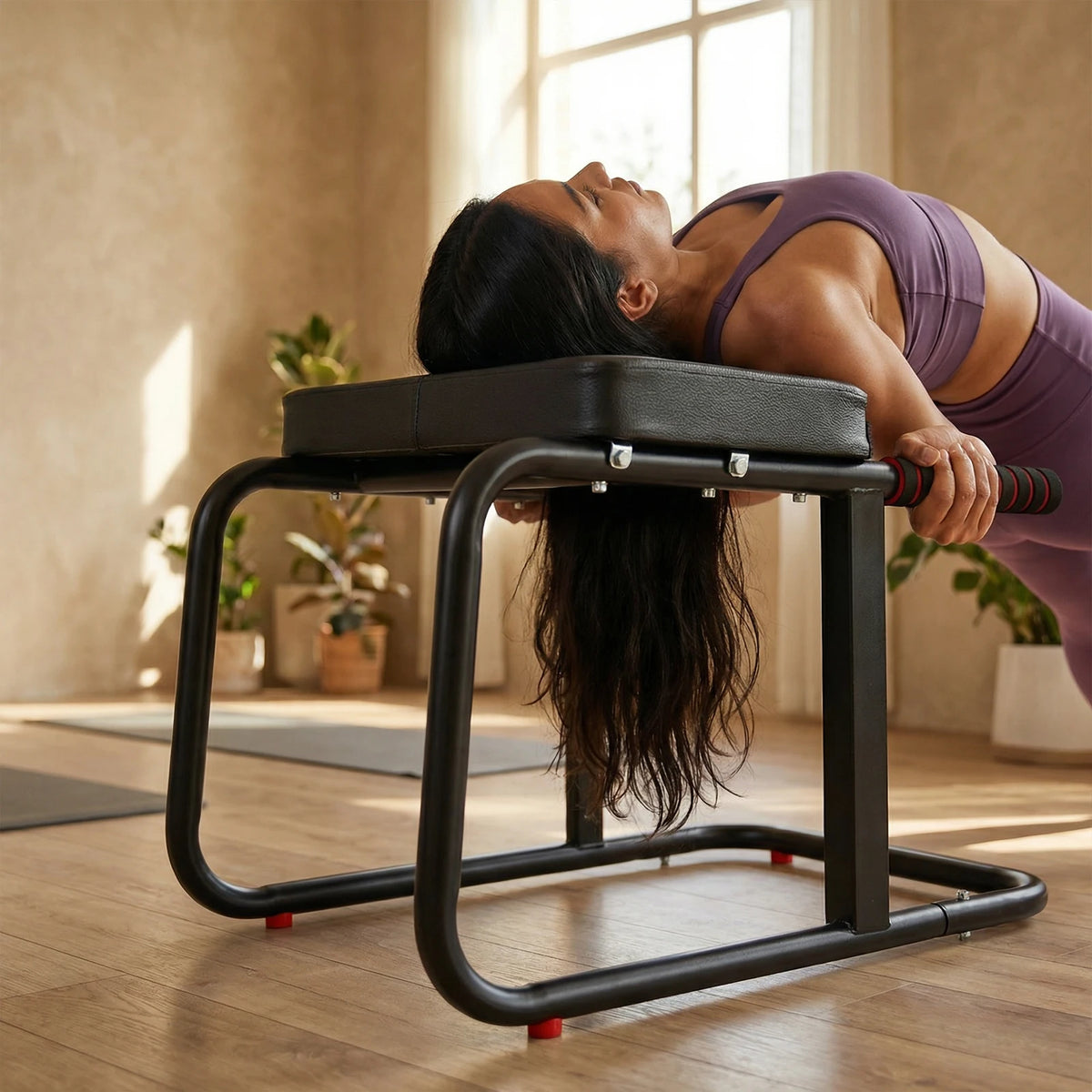 ALIILEE Yoga Inversion Bench for Headstand Training and Fitness Workouts
