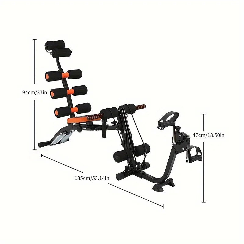 KBQ Foldable Abdominal Exercise Bench For Core Training And Situps