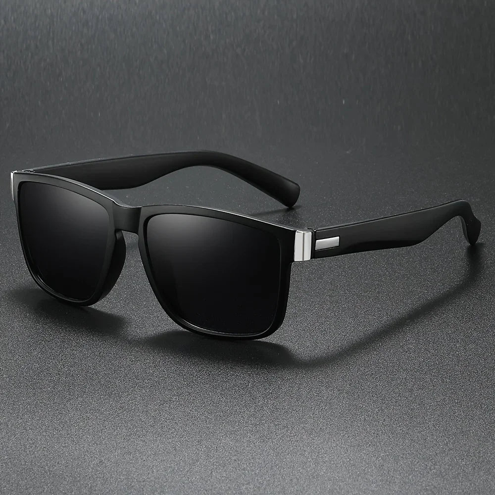 Vintage Square Polarized Sunglasses UV400 For Men And Women