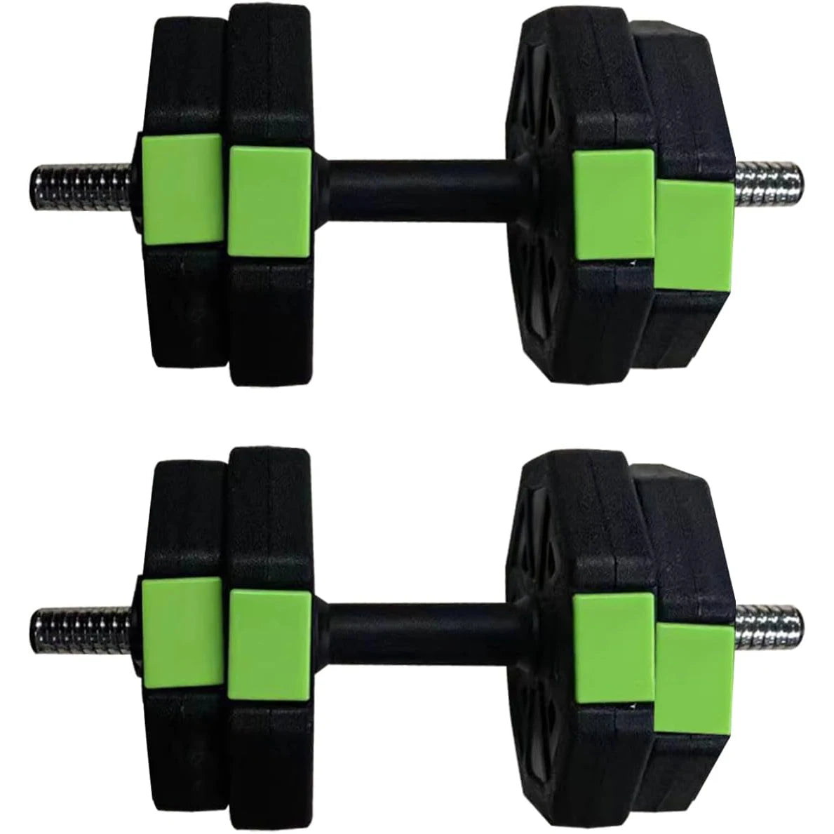 HiMISS Adjustable Dumbbell Set Two In One With Iron Handle