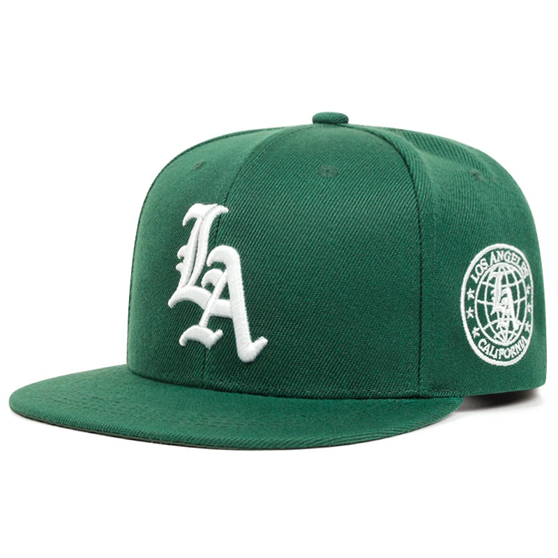 Los Angeles Letter Embroidered Baseball Cap For Outdoor Sun Protection