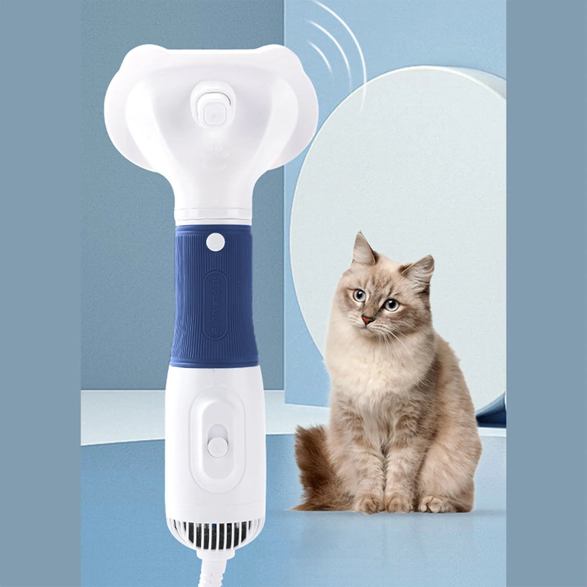 Pet Hair Dryer Brush for Pet Grooming and Deshedding