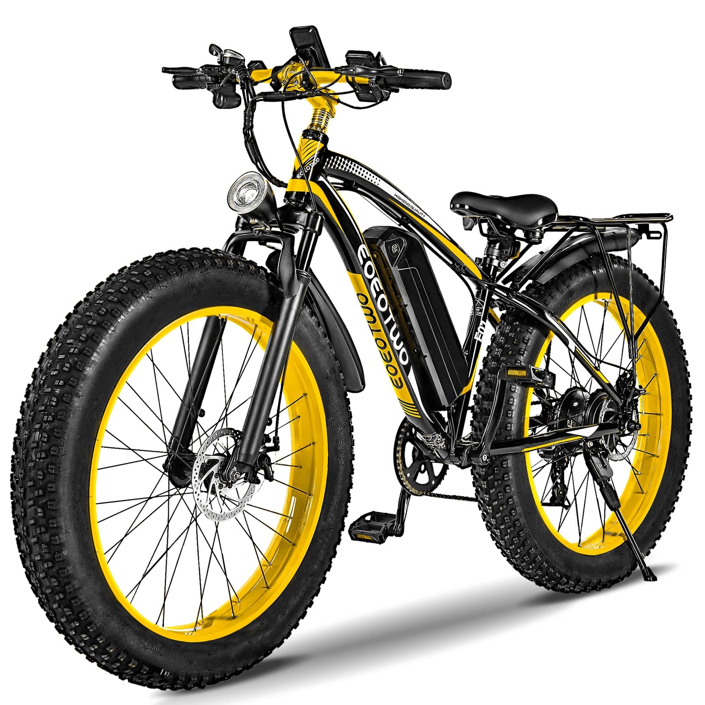 EOEOTWO 1500W Fat Tire Electric Bike All Terrain Ebike 34 MPH 48V