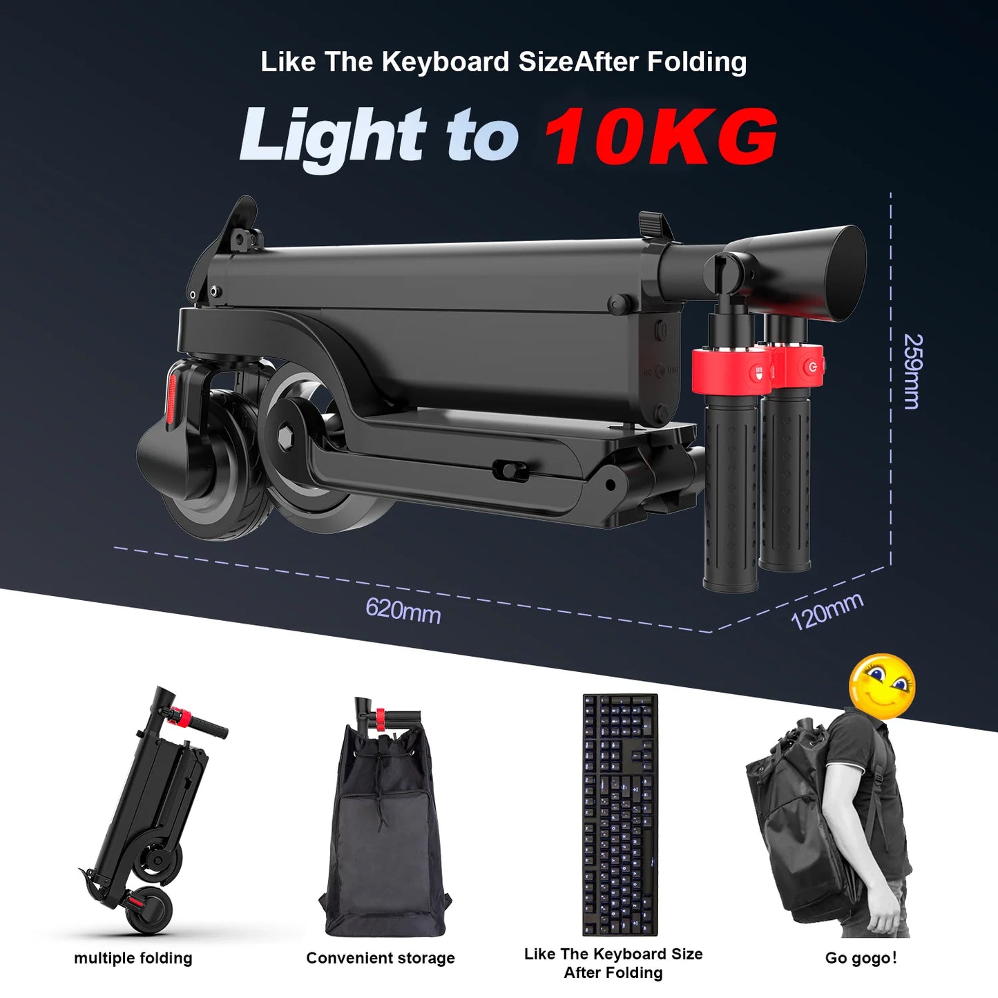 HX X6 Foldable Electric Scooter 350W 25KMH E Scooter