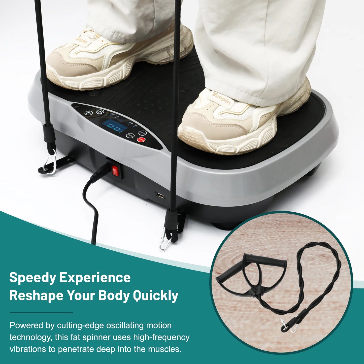 Fat Slinger Vibration Plate Exercise Machine For Home Use