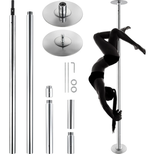 SucceBuy Professional Dancing Pole Kit Heavy Duty Stainless Steel