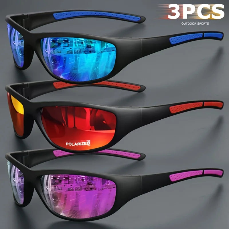 VEGUROS Polarized Photochromic Wraparound Sports Sunglasses For Cycling