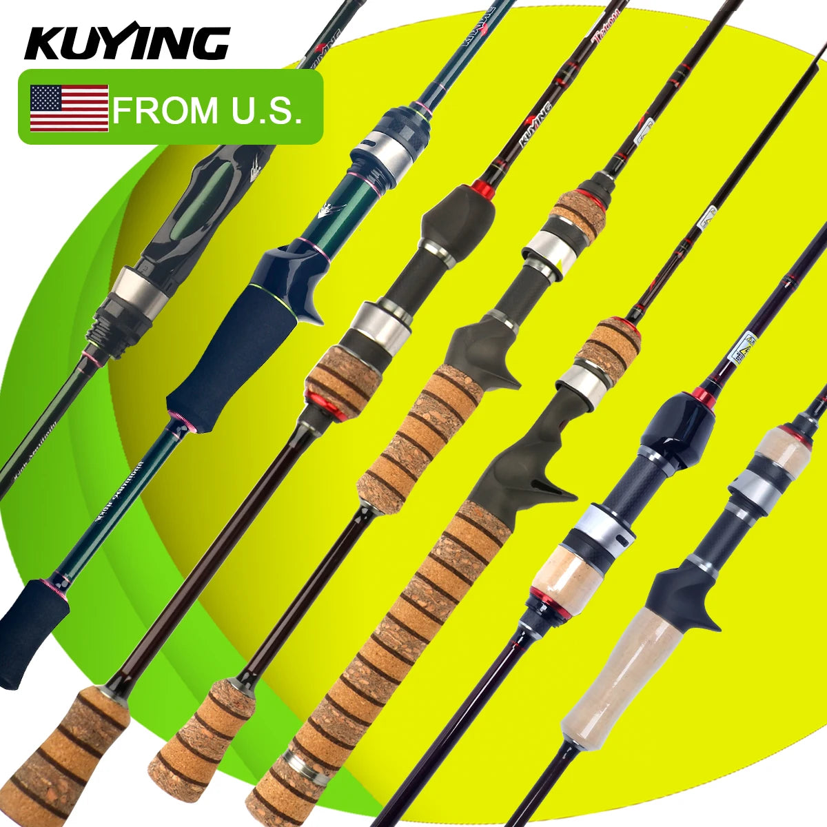 KUYING Carbon Lure Rod For Casting And Spinning River Ocean