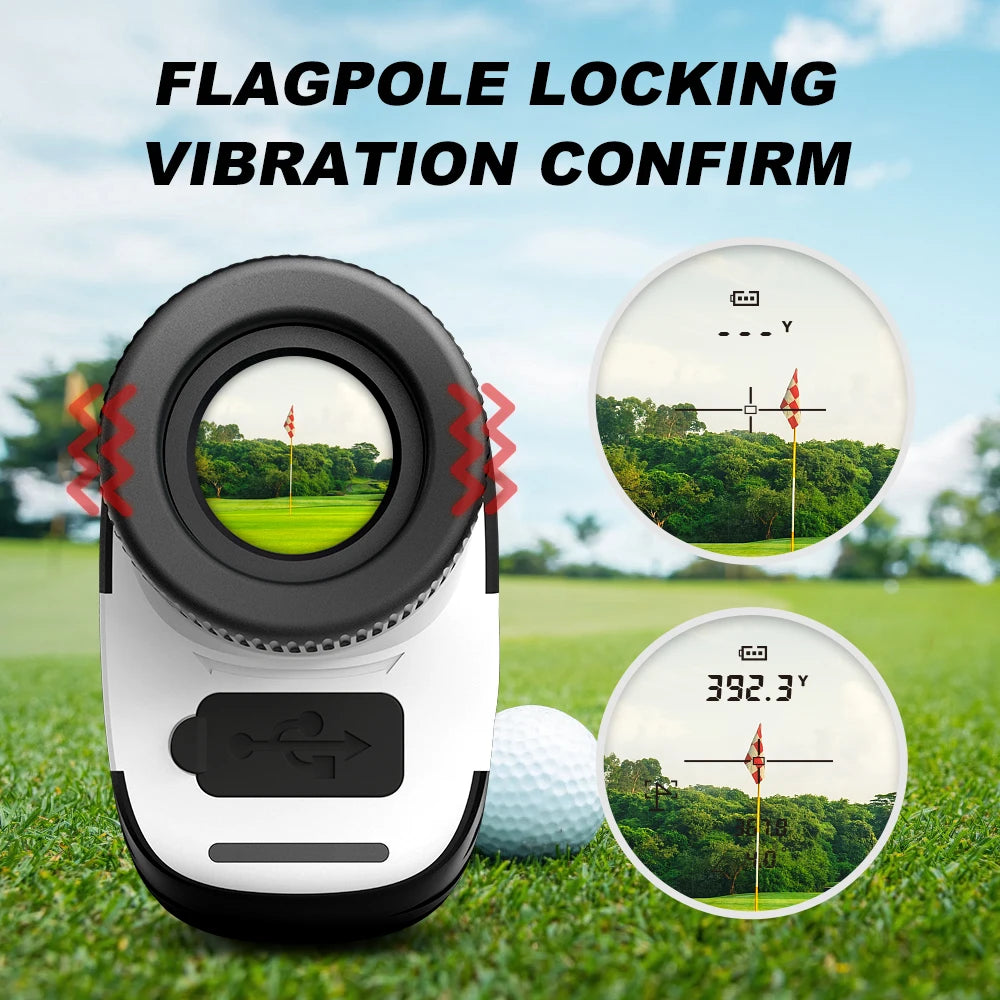 REVASRI Golf Rangefinder With Angle Switch And Flag Lock