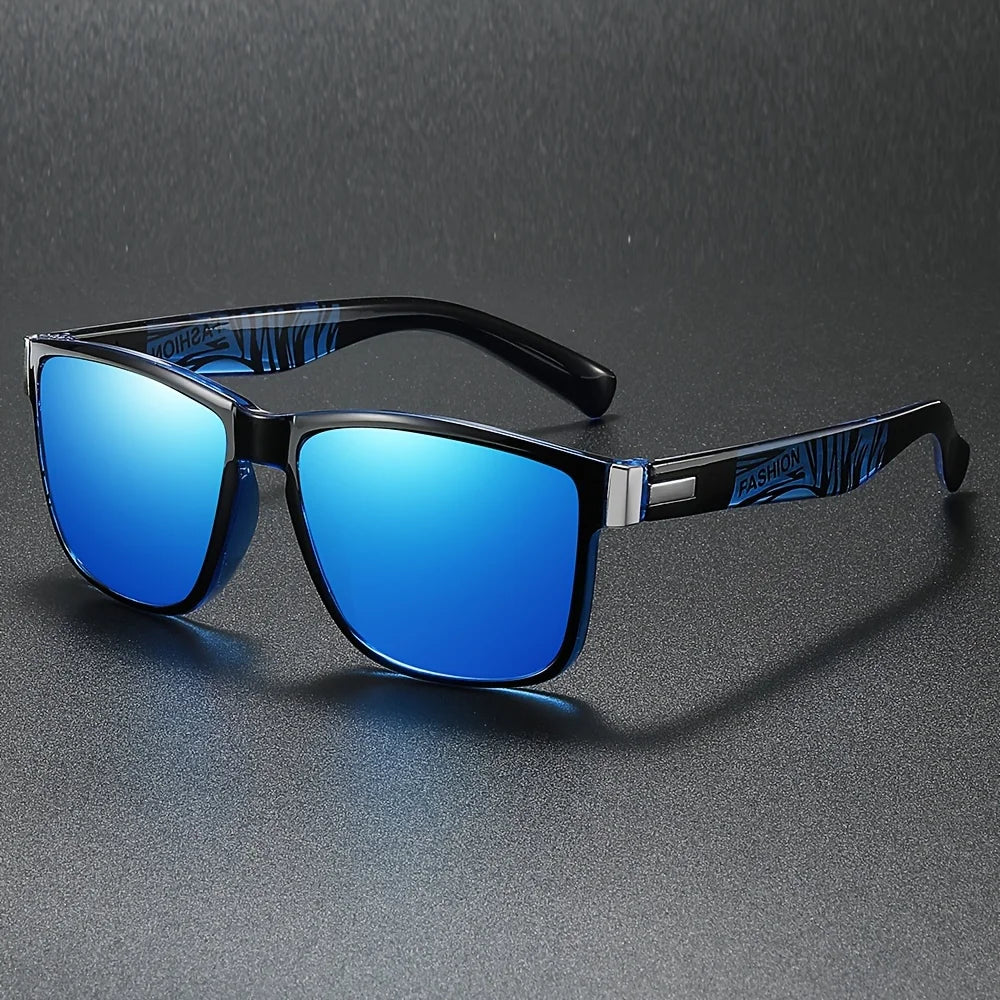 Vintage Square Polarized Sunglasses UV400 For Men And Women