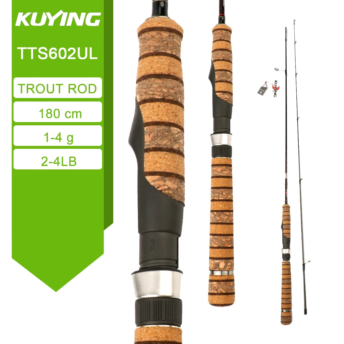 KUYING TETON Spinning Casting Rod With Fuji Guides