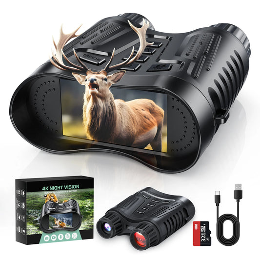 DIYIMIN Night Vision Binoculars 8x Digital Zoom with IR Illuminator