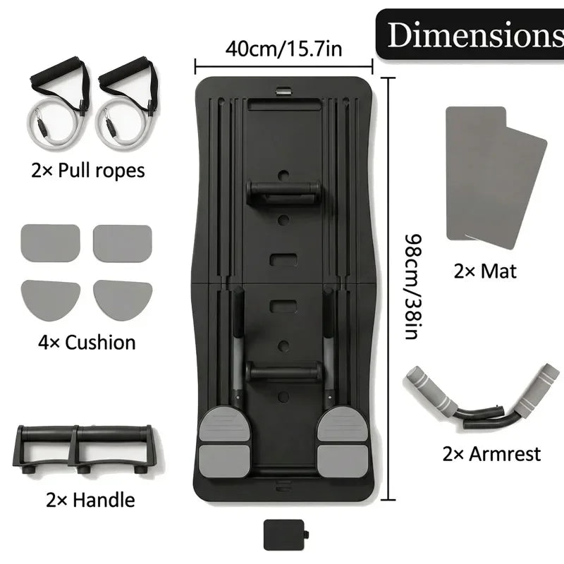 Foldable Pilates Stabilizer Board for Full Body Core Training