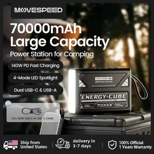 LED Camping Lantern 70000mAh Battery Emergency Light