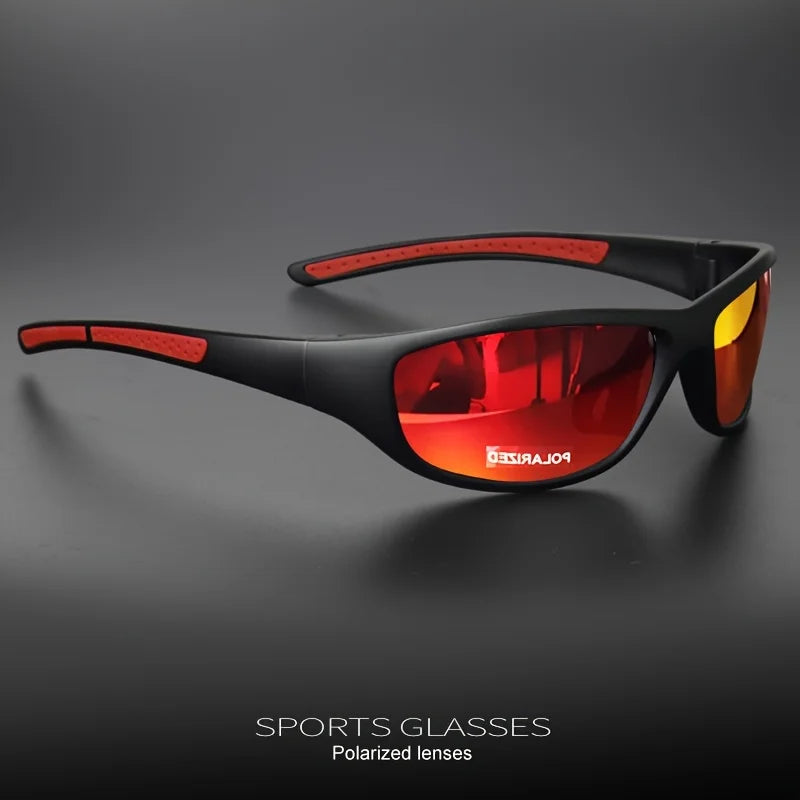 VEGUROS Polarized Photochromic Wraparound Sports Sunglasses For Cycling