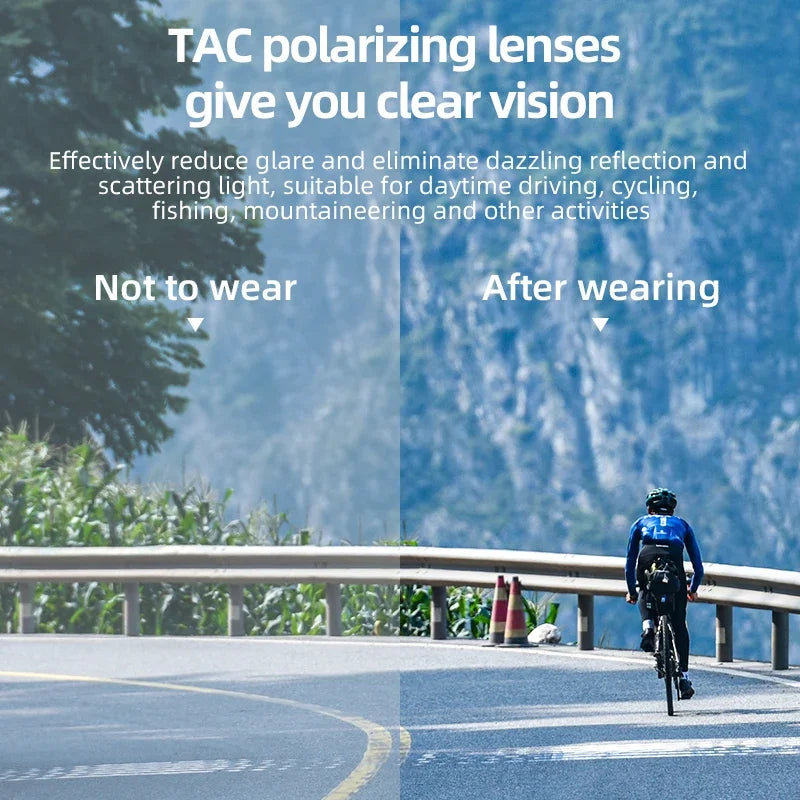 Rockbros Polarized Bike Glasses For Cycling Outdoor