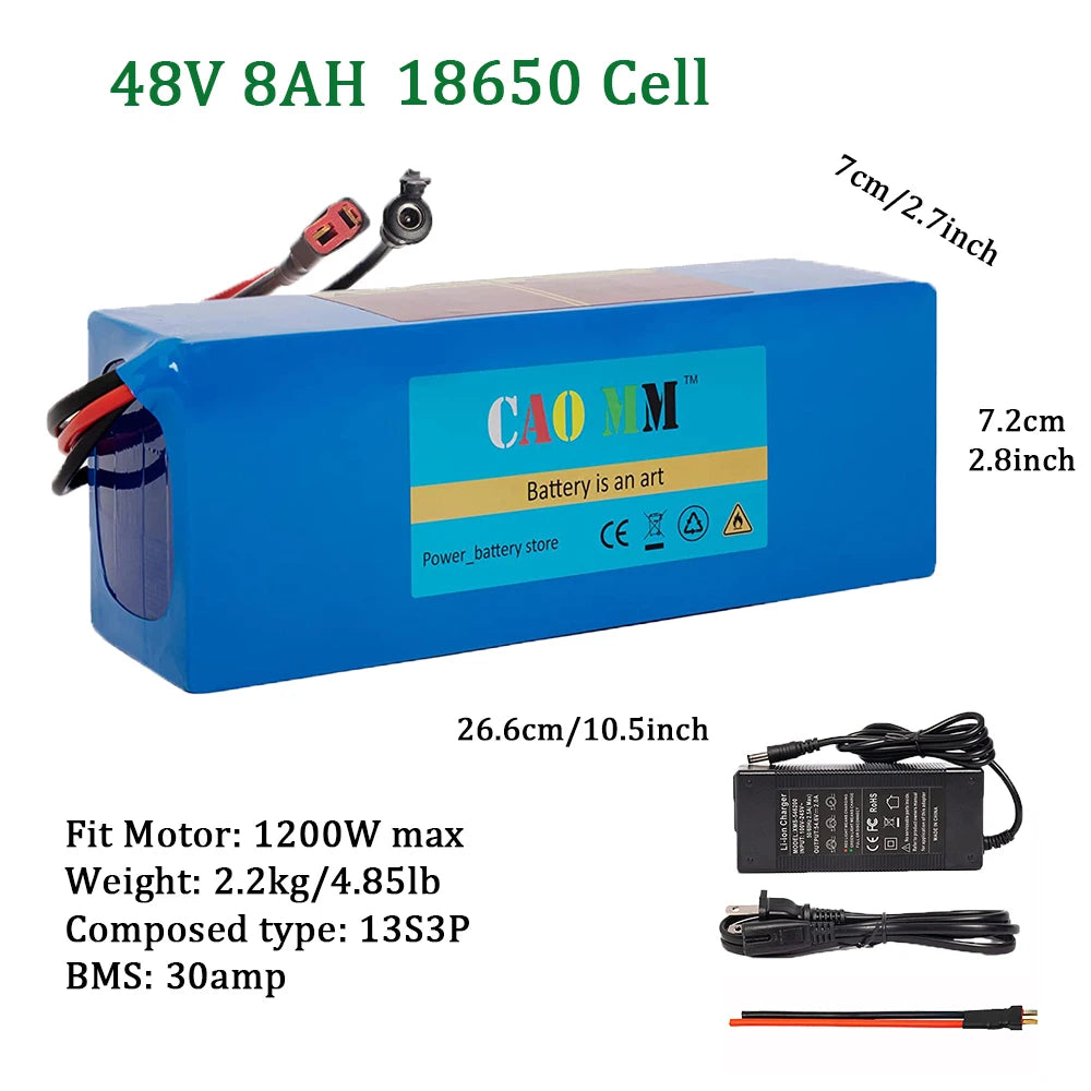 CAO MM 36V Ebike Battery 10Ah To 20Ah ElectricBikes