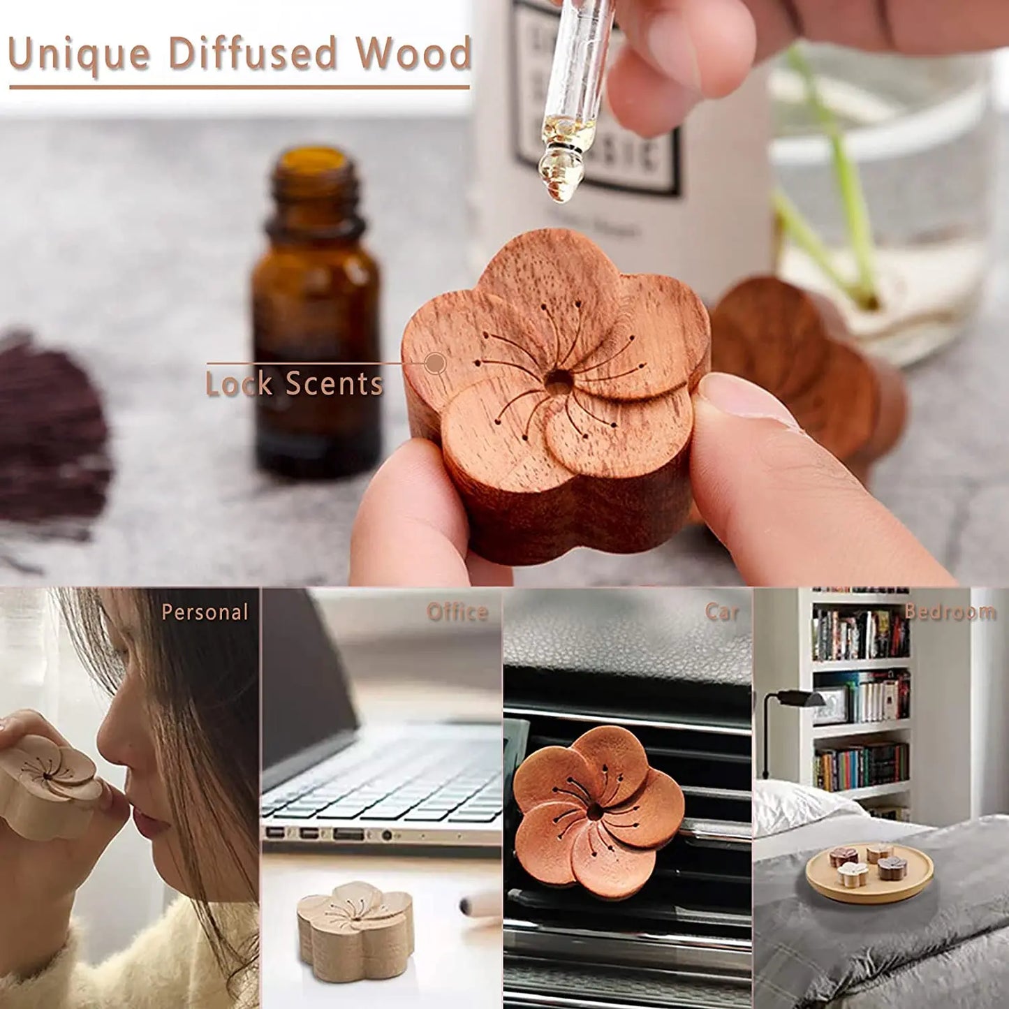 PHATOIL Pure Essential Oils Gift Box for Diffuser and Spa