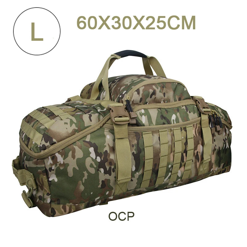 LQARMY 3 Way Duffle Bag Waterproof Travel Bag For Weekends