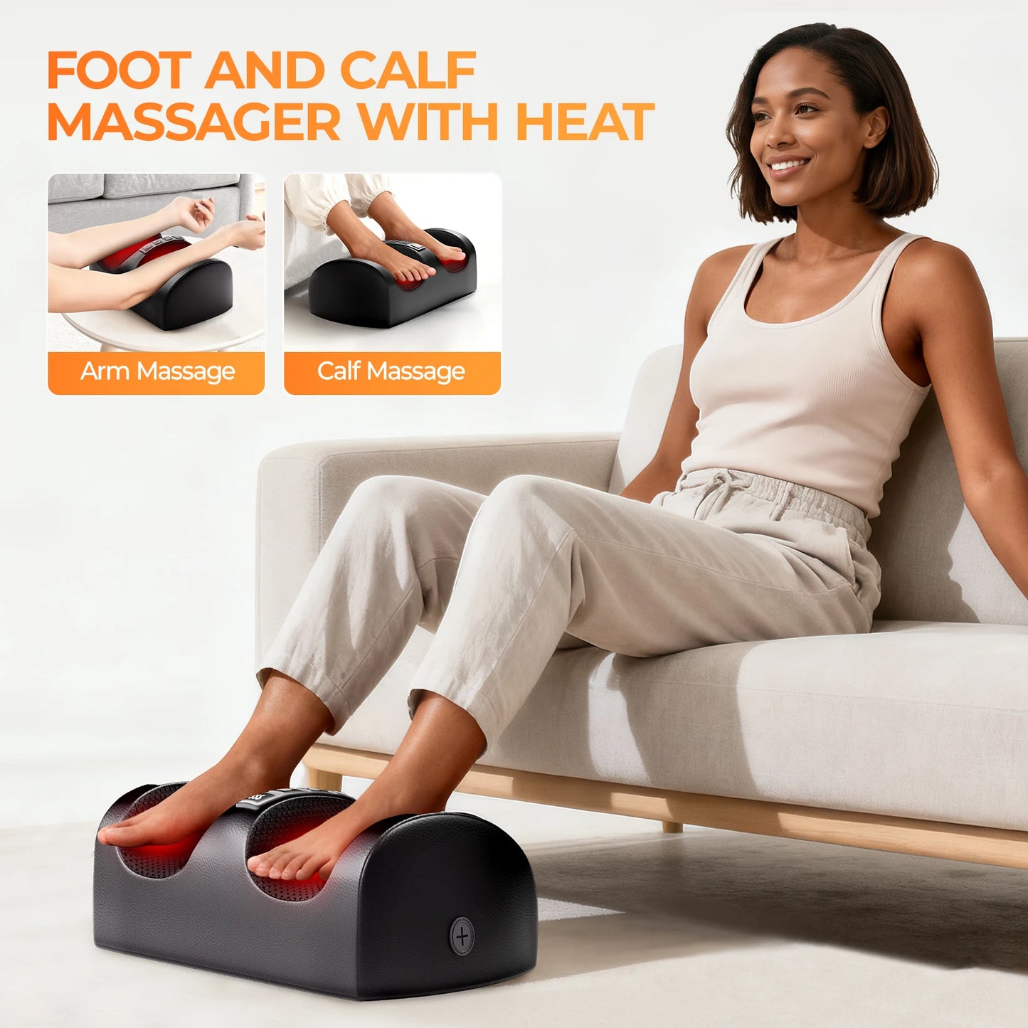 HOMEMASSA Shiatsu Full Body Massage Mat With Heat Pad