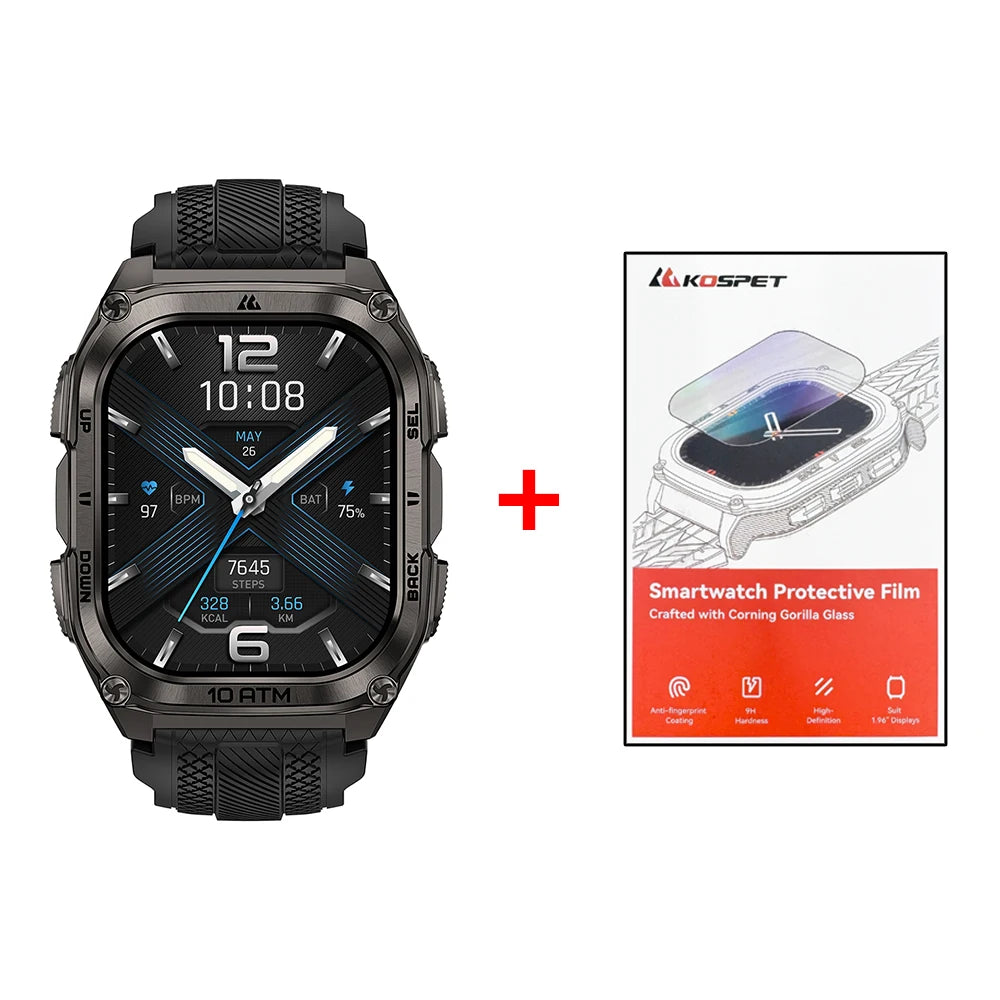 Kospet Tank M4 Smart Watch With 6-Sat GPS And Waterproof