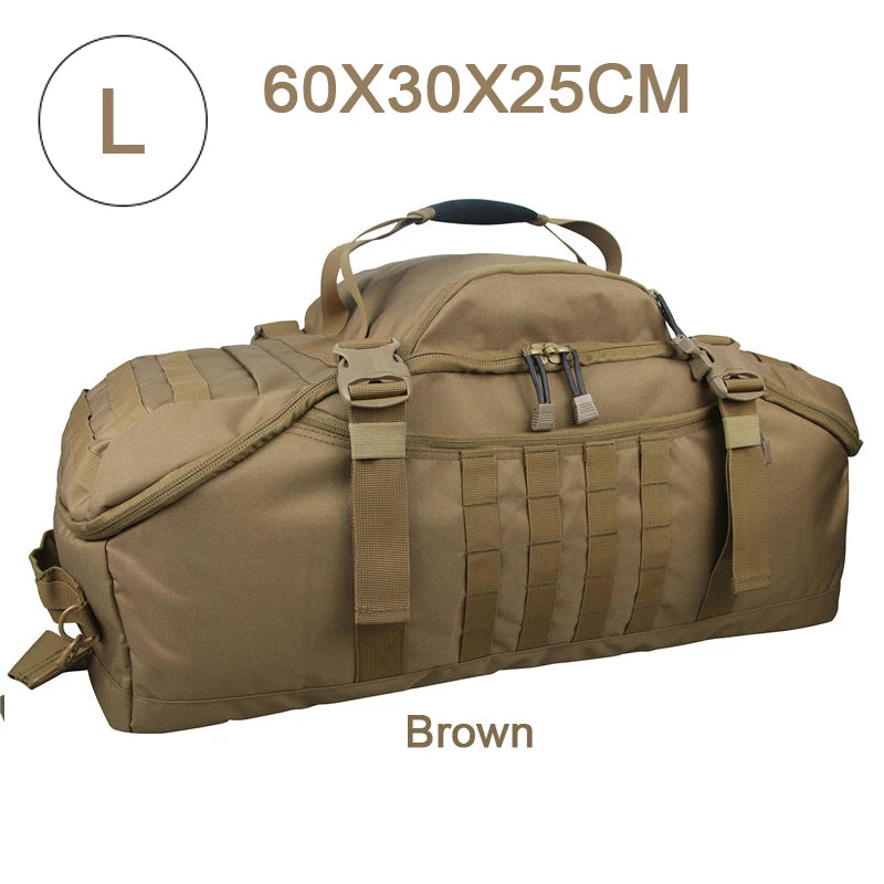 LQARMY 3 Way Duffle Bag Waterproof Travel Bag For Weekends
