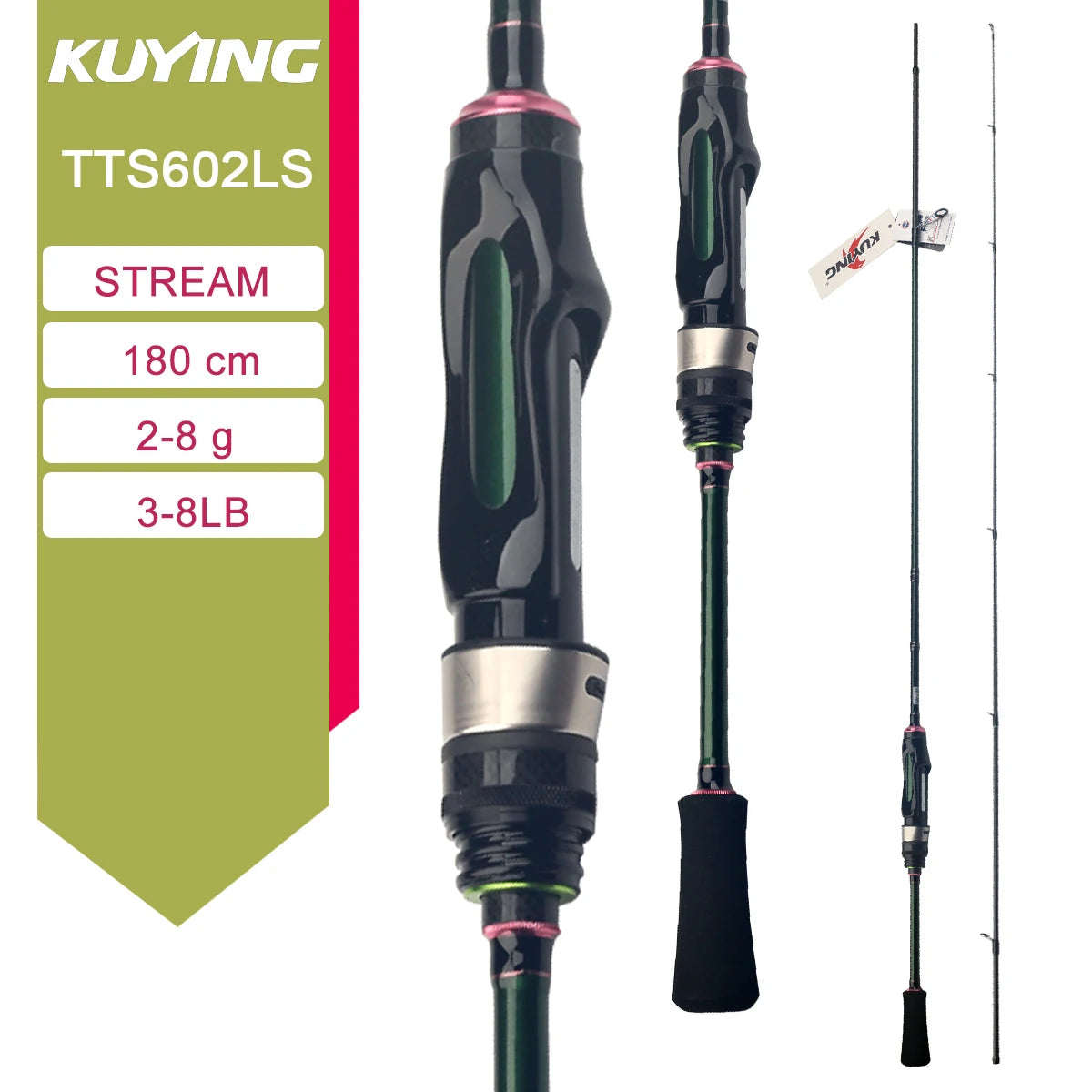 KUYING Carbon Lure Rod For Casting And Spinning River Ocean