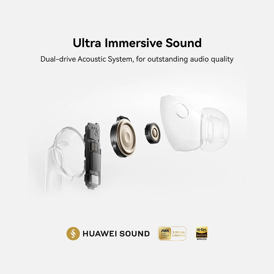 Huawei FreeBuds Pro 5 Wireless Earbuds With AI Noise Cancelling