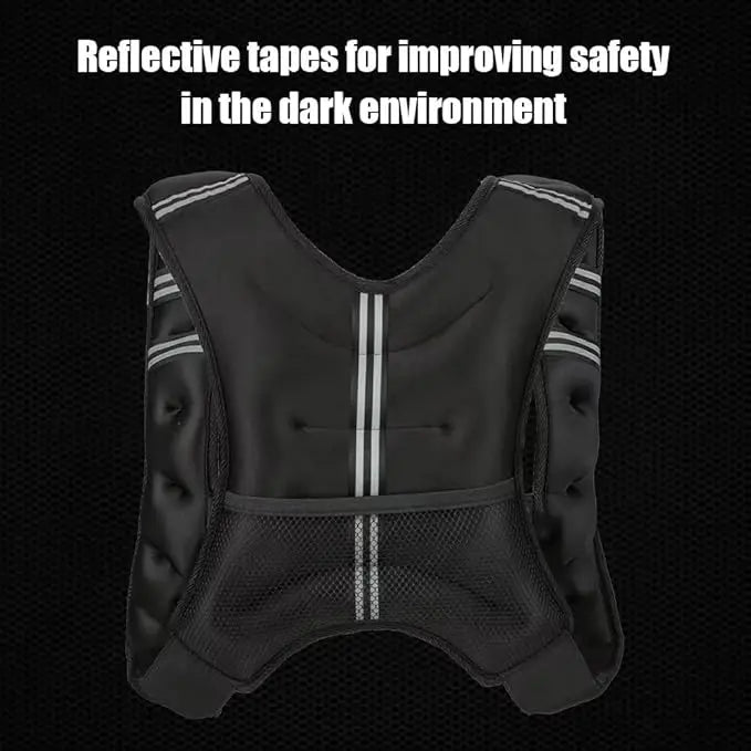 Weighted Vest For Men And Women With 12 To 30 Lbs Weights Included