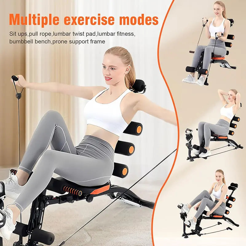 KBQ Foldable Abdominal Exercise Bench For Core Training And Situps