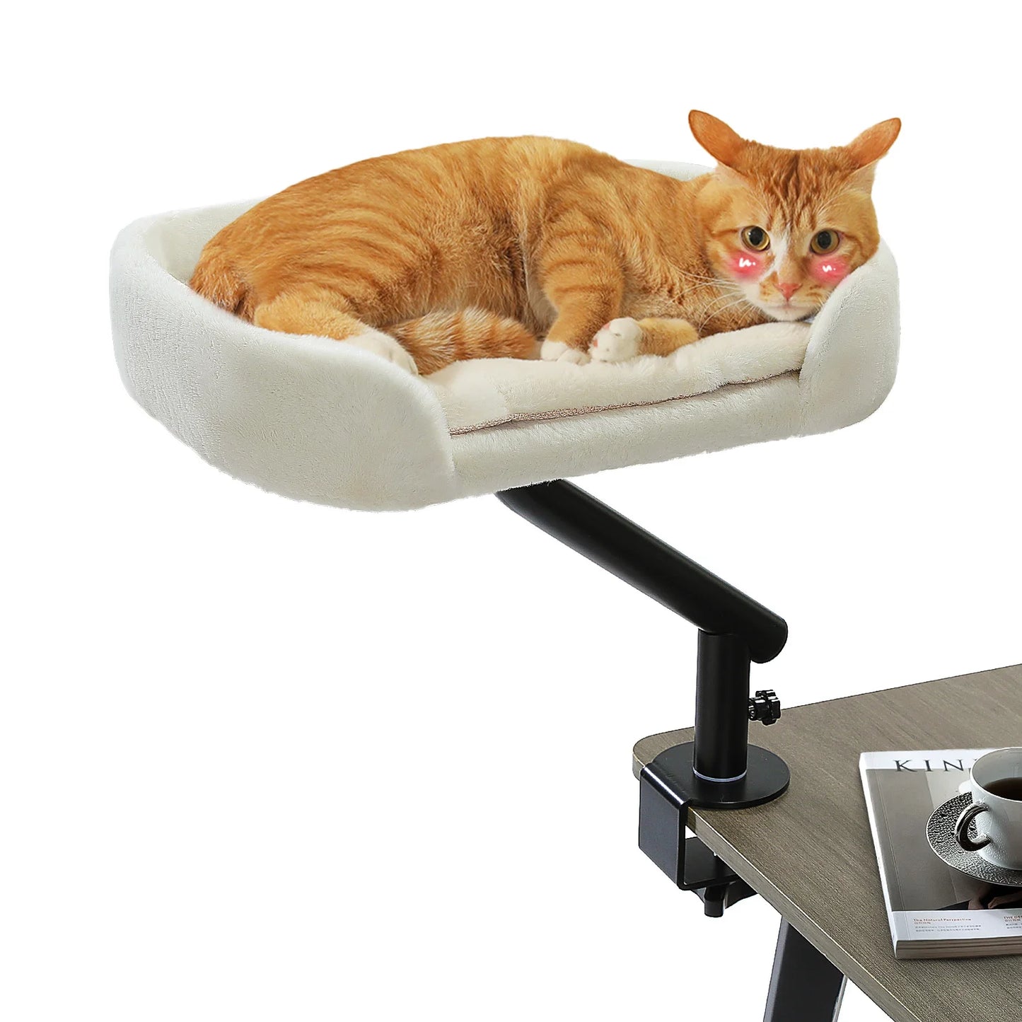 PAWZ Road Cat Desk Bed 360 Degree Rotatable Stand Hammock for Tables