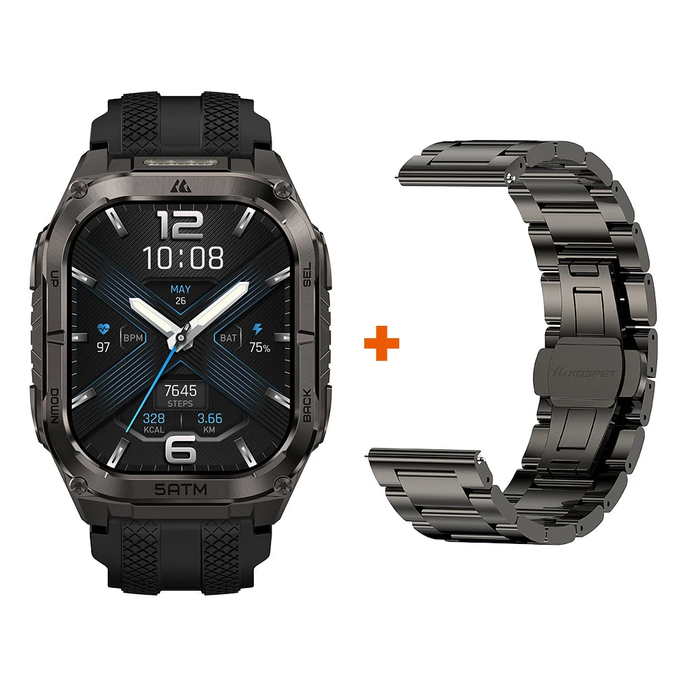 Kospe Tank M4C Advanced GPS Smartwatch With Health Tracking