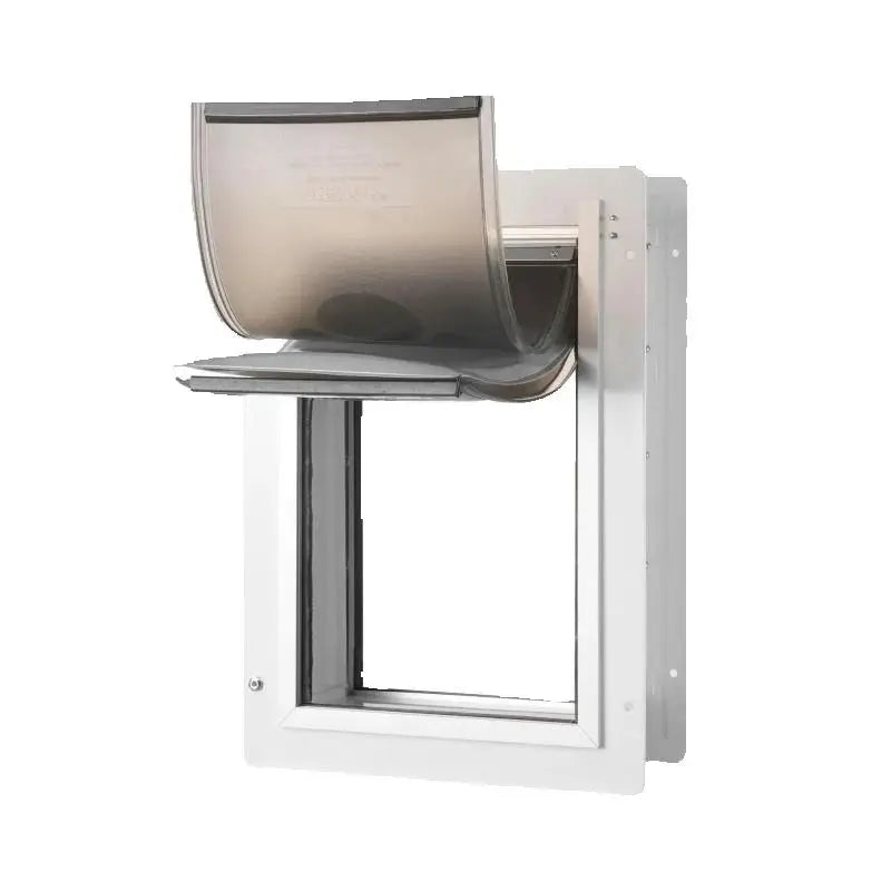 Pet Door Metal Frame With Lock And 3 Flap Weatherproof