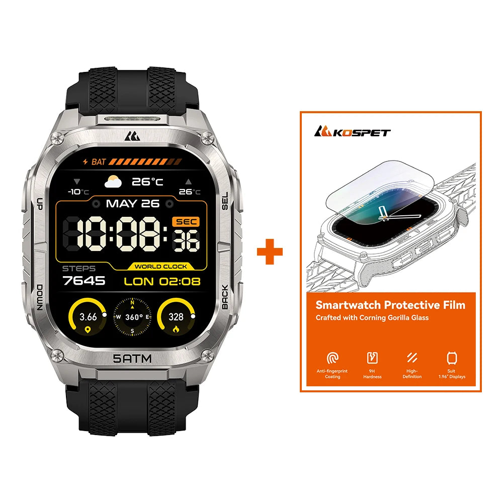 Kospe Tank M4C Advanced GPS Smartwatch With Health Tracking