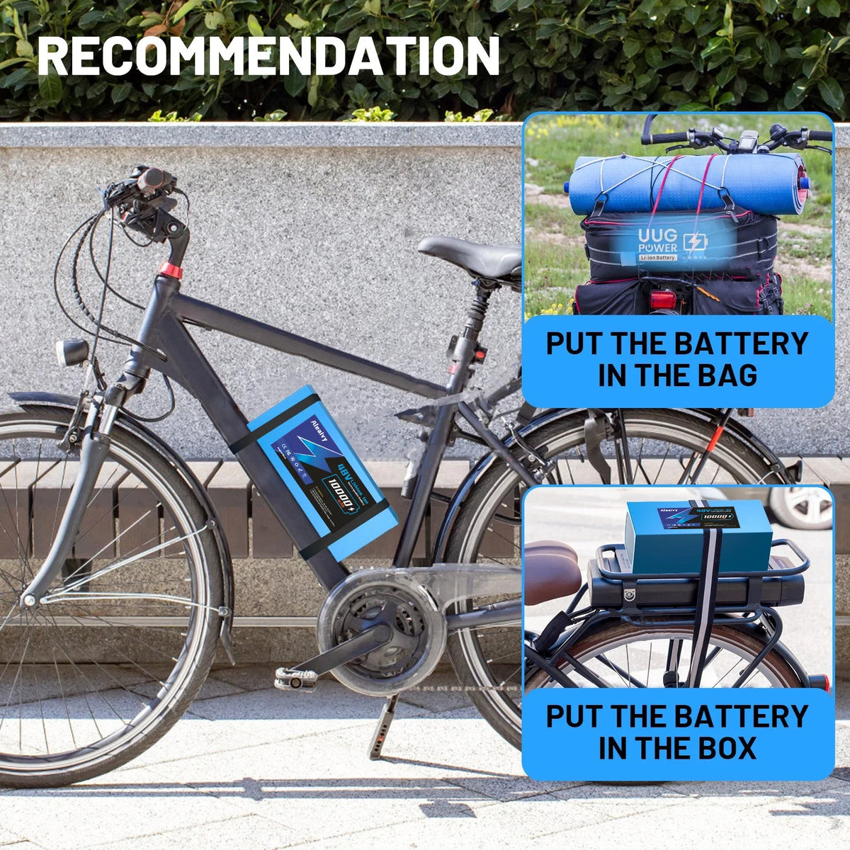 Cheterdoli Electric Bicycle Lithium Battery Pack With Charger