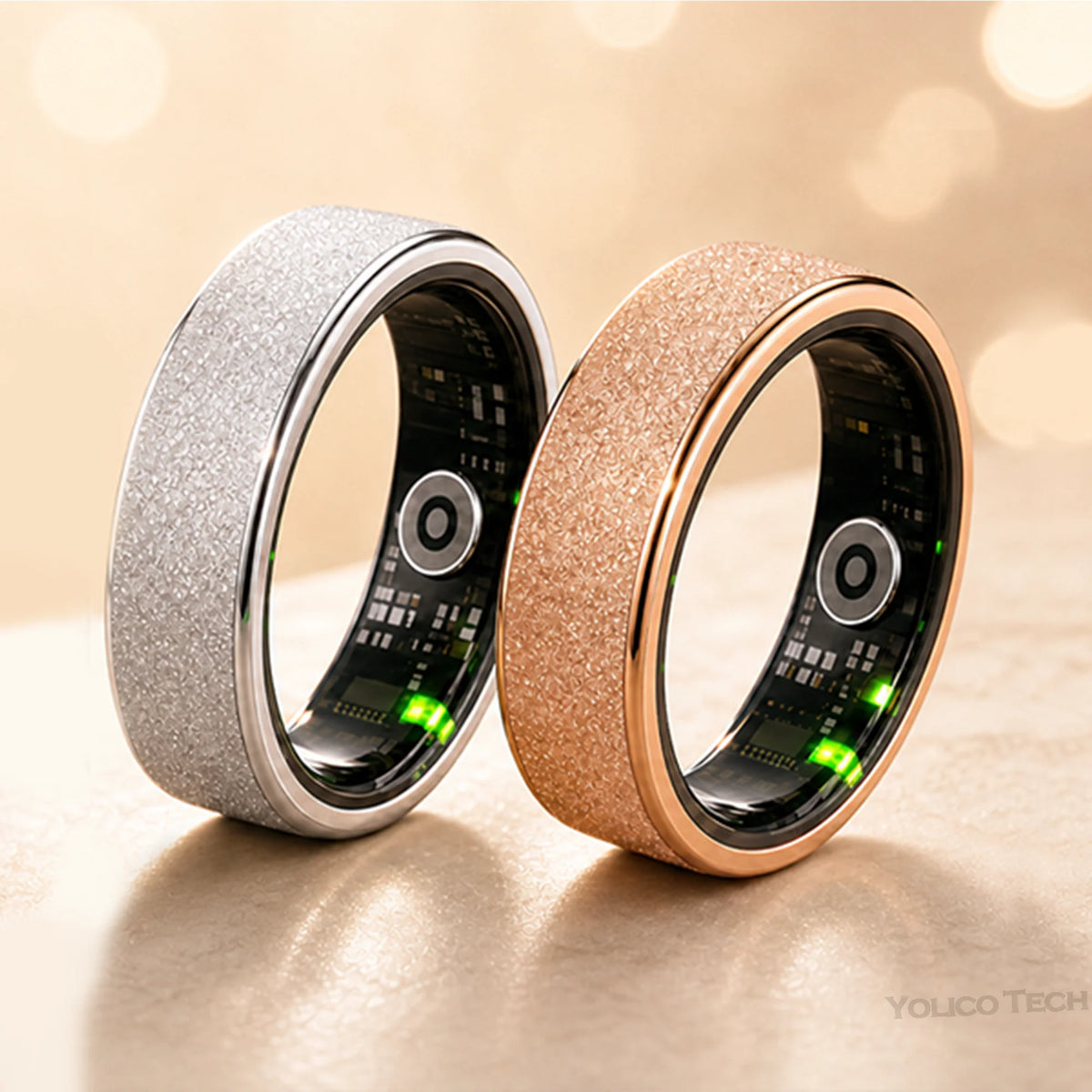 IP68 Waterproof Smart Ring With Body Temperature And Activity Tracking