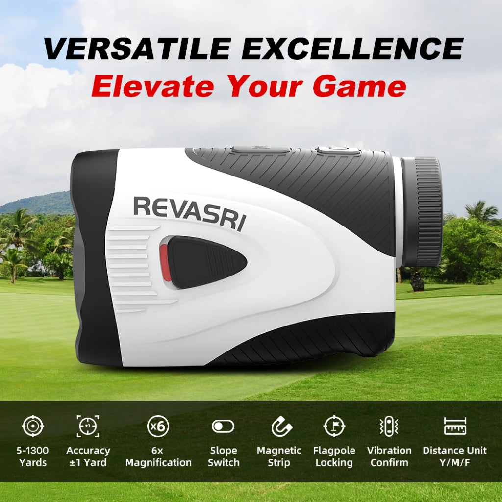 REVASRI Golf Rangefinder With Angle Switch And Flag Lock