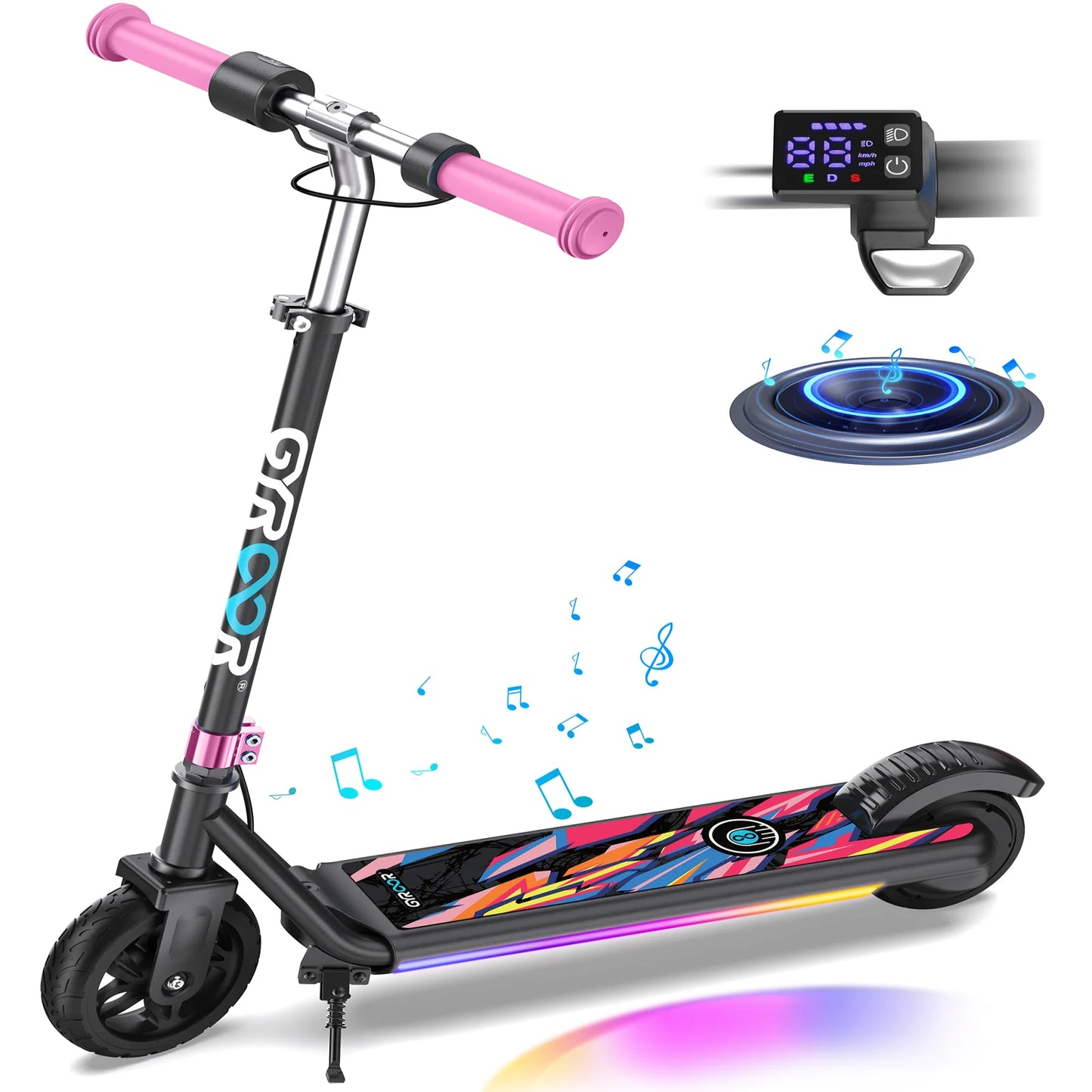H30 Max Kids Electric Scooter With LED Display And 150W Motor