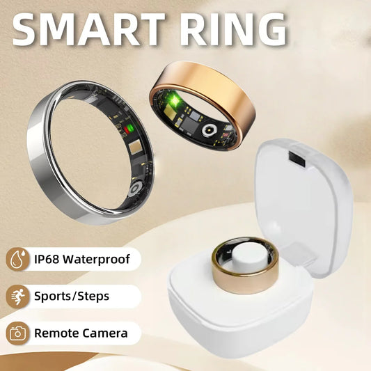 Smart Bluetooth Ring Heart Rate And Blood Pressure Monitor