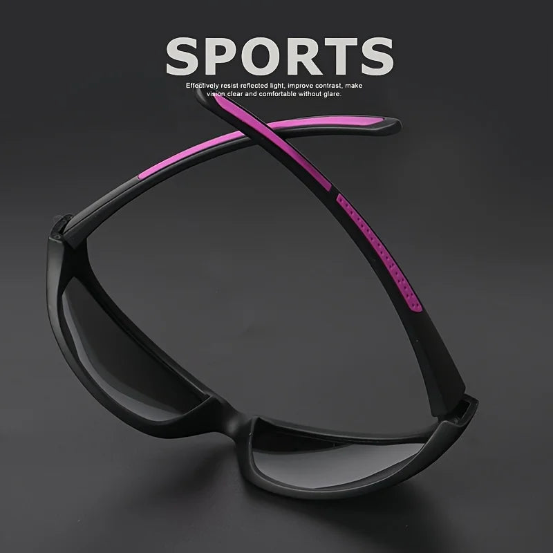 VEGUROS Polarized Photochromic Wraparound Sports Sunglasses For Cycling
