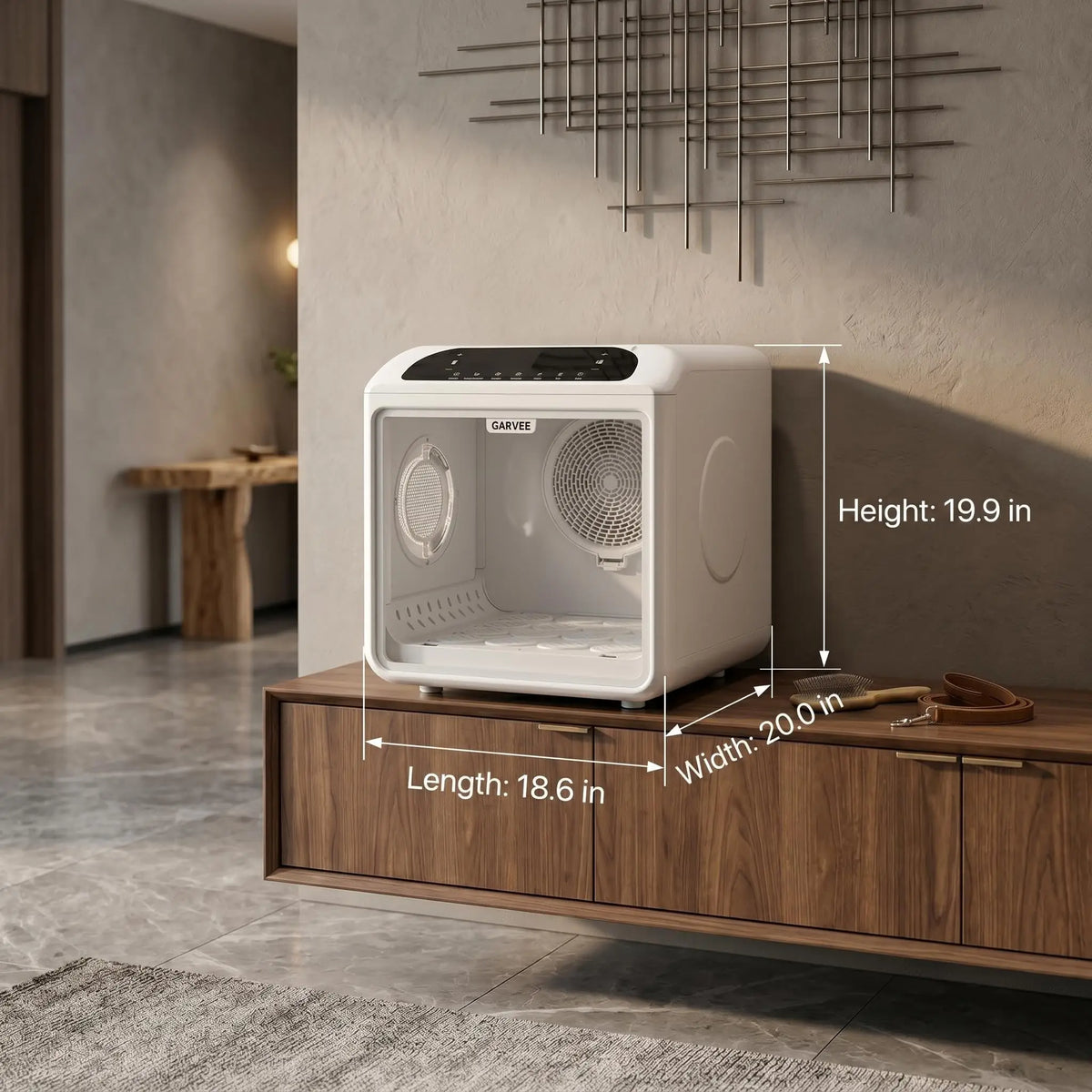Smart Quiet Pet Drying Cabinet With All Around Airflow