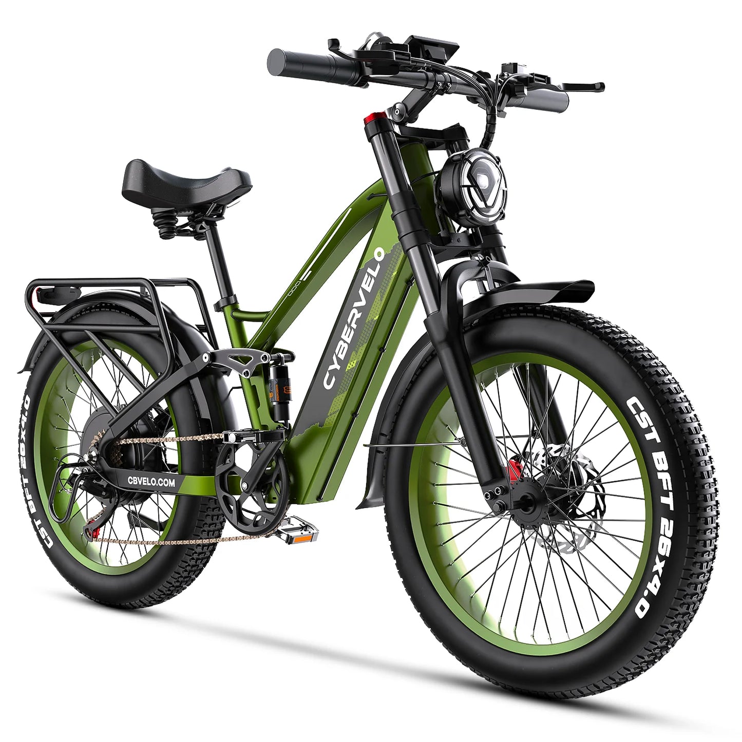 CYBERVELO EK9 Strong Power Fat Tire Electric Bike 60V 50Ah