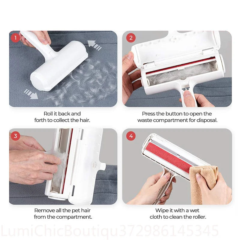 Reusable Pet Hair Remover Roller Brush for Dogs and Cats