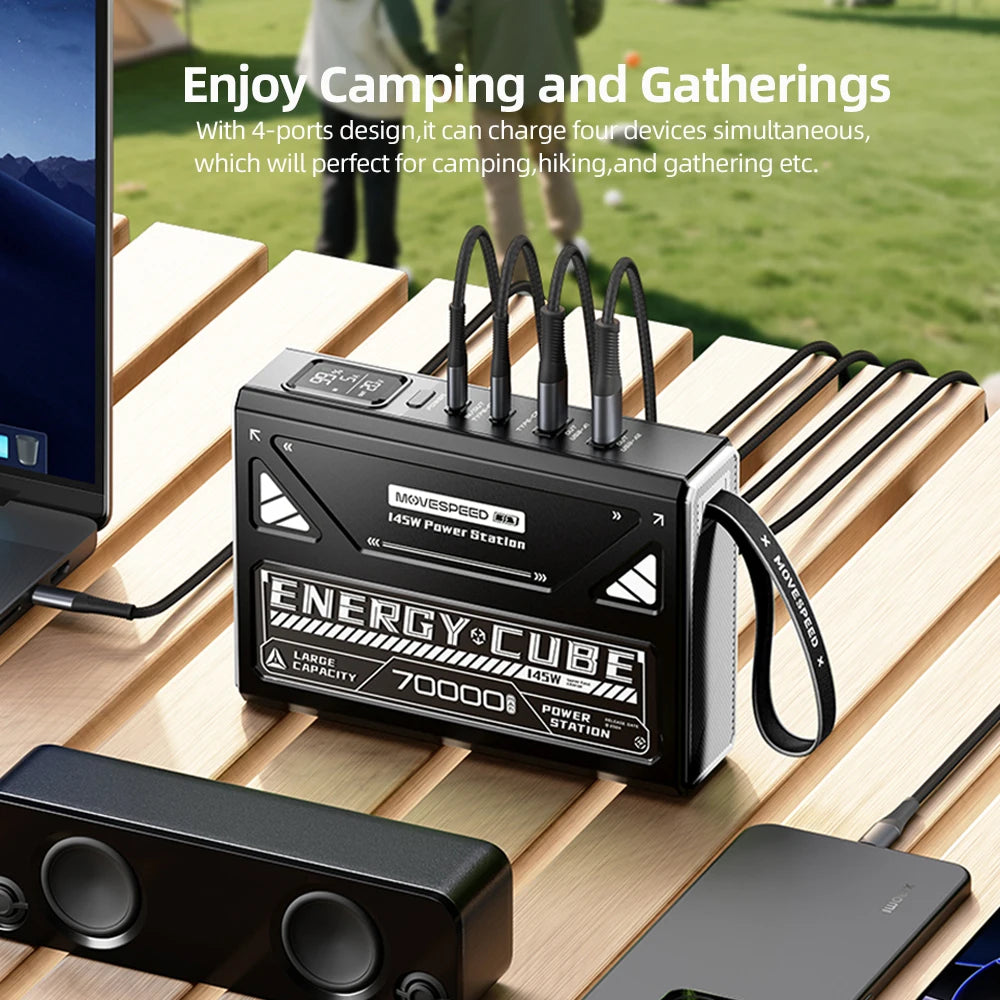 LED Camping Lantern 70000mAh Battery Emergency Light