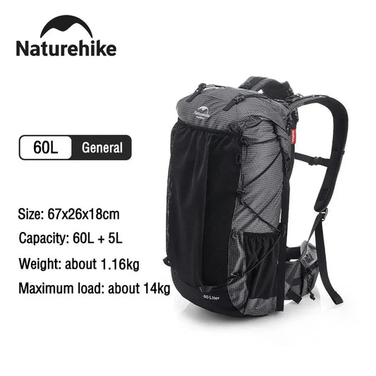 Naturehike Outdoor Mountain Backpack Waterproof Hiking Travel Bag Rain Cover