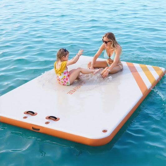 Portable Inflatable Floating Dock Platform Water Mat With Air Pump