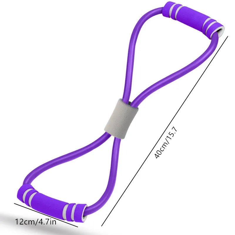 Resistance Band Set With Four Tubes For Full Body Workout