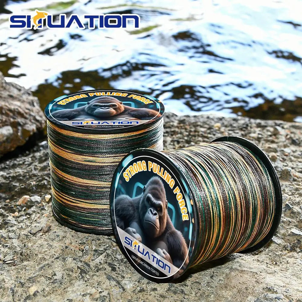 Situationa 500M Braided PE Fishing Line With Color Coding